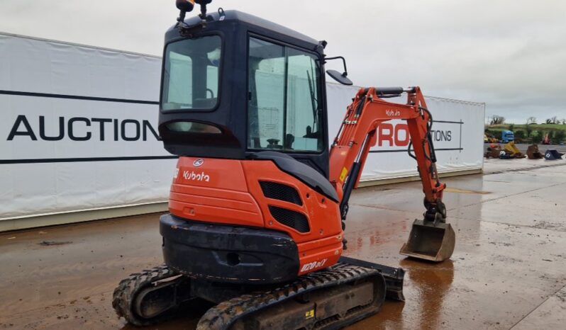 2016 Kubota U20-3EU Mini Excavators For Auction: Dromore – 21st & 22nd February 2025 @ 9:00am For Auction on 2025-02-22 full