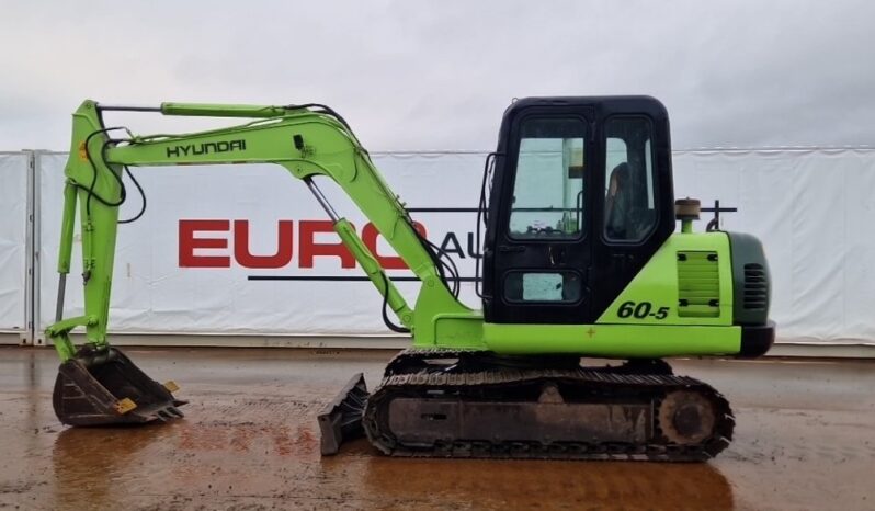 Hyundai R60-7 6 Ton+ Excavators For Auction: Dromore – 21st & 22nd February 2025 @ 9:00am For Auction on 2025-02-22 full