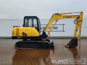 Hyundai R55-7 Mini Excavators For Auction: Dromore – 21st & 22nd February 2025 @ 9:00am For Auction on 2025-02-22 full