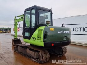 Hyundai R60-7 6 Ton+ Excavators For Auction: Dromore – 21st & 22nd February 2025 @ 9:00am For Auction on 2025-02-22 full