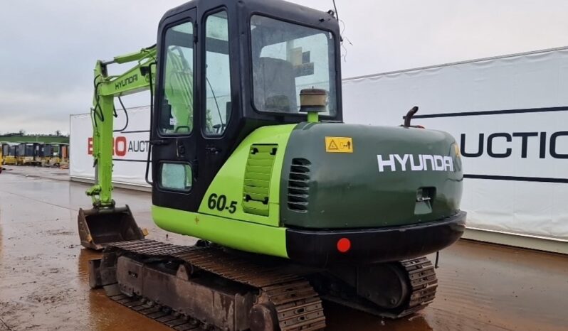 Hyundai R60-7 6 Ton+ Excavators For Auction: Dromore – 21st & 22nd February 2025 @ 9:00am For Auction on 2025-02-22 full