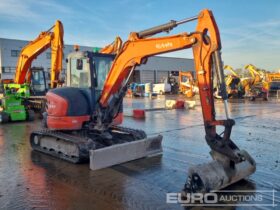 2013 Kubota U55-4 Mini Excavators For Auction: Leeds – 22nd, 23rd, 24th & 25th January 25 @ 8:00am full