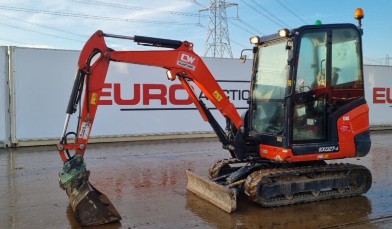 2020 Kubota KX027-4 Mini Excavators For Auction: Leeds – 22nd, 23rd, 24th & 25th January 25 @ 8:00am