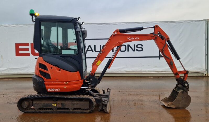 2016 Kubota U20-3EU Mini Excavators For Auction: Dromore – 21st & 22nd February 2025 @ 9:00am For Auction on 2025-02-22 full