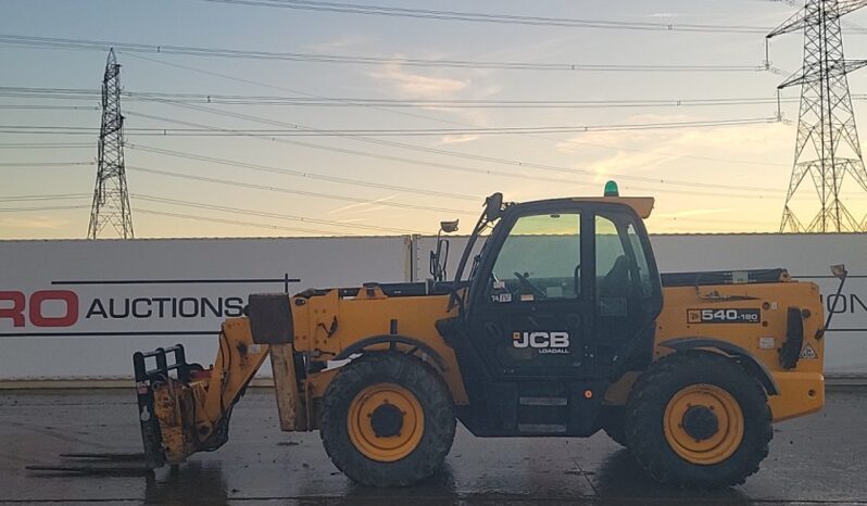 2018 JCB 540-180 Hi Viz Telehandlers For Auction: Leeds – 22nd, 23rd, 24th & 25th January 25 @ 8:00am full