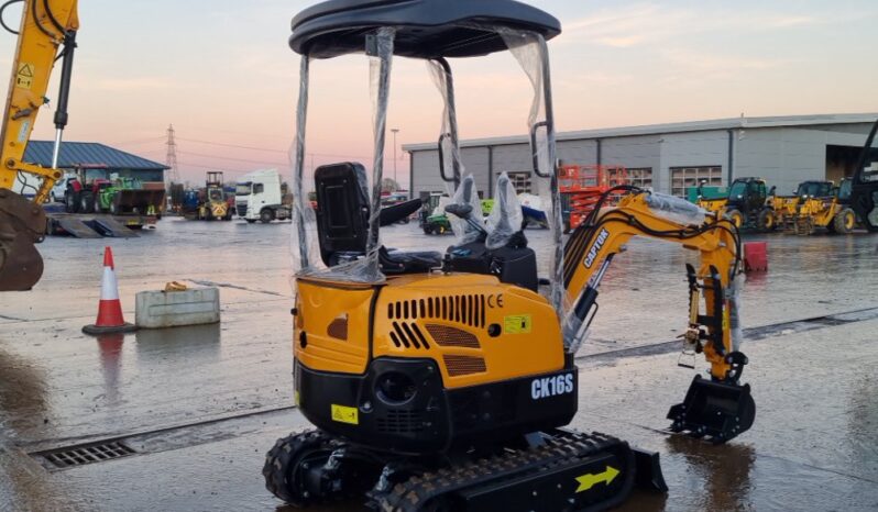 Unused 2024 Captok CK16S Micro Excavators For Auction: Leeds – 22nd, 23rd, 24th & 25th January 25 @ 8:00am full