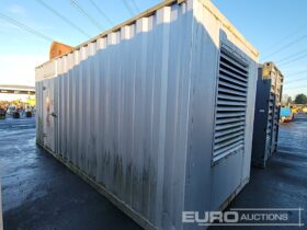 Brushless  20′ x 8′ Containerised 290kVA Generator, 6 Cylinder Engine Generators For Auction: Leeds – 22nd, 23rd, 24th & 25th January 25 @ 8:00am