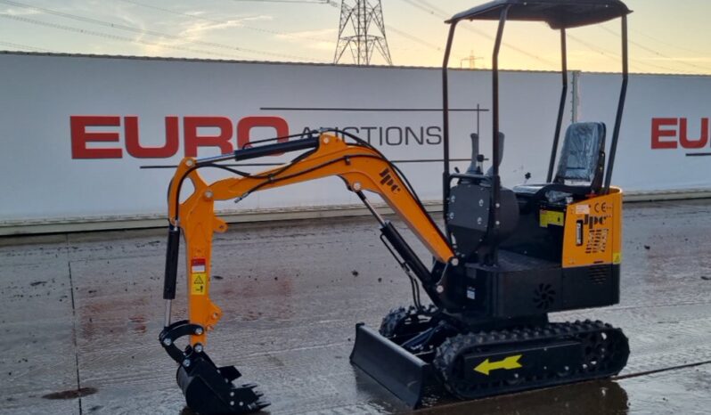 Unused 2024 JPC HT12 Micro Excavators For Auction: Leeds – 22nd, 23rd, 24th & 25th January 25 @ 8:00am