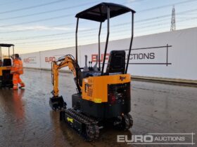 Unused 2024 JPC HT12 Micro Excavators For Auction: Leeds – 22nd, 23rd, 24th & 25th January 25 @ 8:00am full