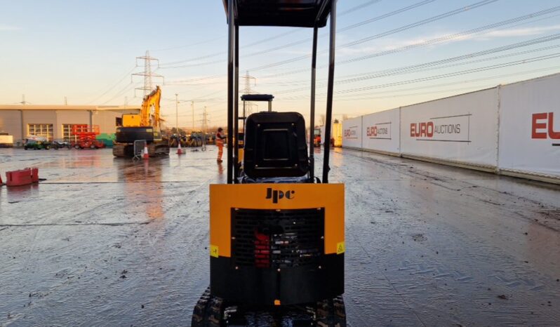 Unused 2024 JPC HT12 Micro Excavators For Auction: Leeds – 22nd, 23rd, 24th & 25th January 25 @ 8:00am full