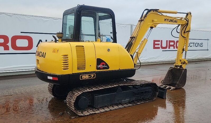 Hyundai R55-7 Mini Excavators For Auction: Dromore – 21st & 22nd February 2025 @ 9:00am For Auction on 2025-02-22 full