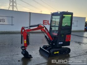 Unused 2024 Captok CK10C Micro Excavators For Auction: Leeds – 22nd, 23rd, 24th & 25th January 25 @ 8:00am