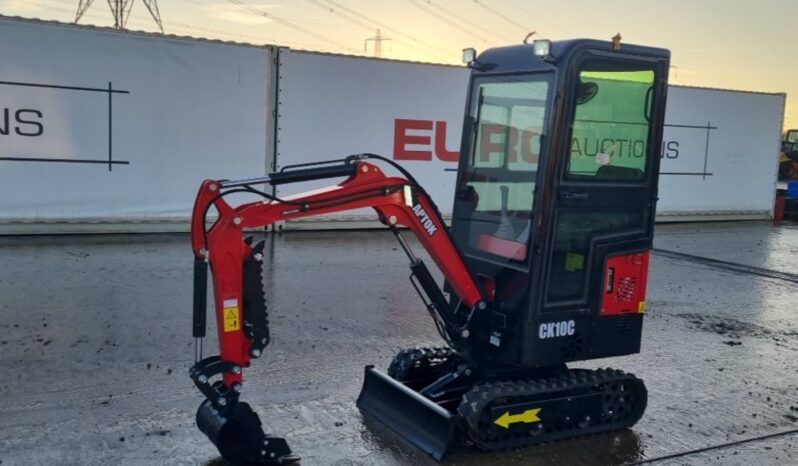 Unused 2024 Captok CK10C Micro Excavators For Auction: Leeds – 22nd, 23rd, 24th & 25th January 25 @ 8:00am