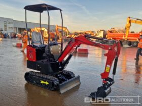 Unused 2024 JPC HT12 Micro Excavators For Auction: Leeds – 22nd, 23rd, 24th & 25th January 25 @ 8:00am full