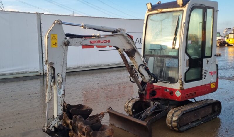 2012 Takeuchi TB016 Mini Excavators For Auction: Leeds – 22nd, 23rd, 24th & 25th January 25 @ 8:00am