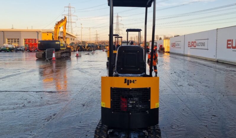 Unused 2024 JPC HT12 Micro Excavators For Auction: Leeds – 22nd, 23rd, 24th & 25th January 25 @ 8:00am full