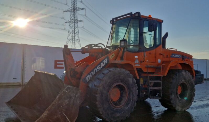 2011 Doosan DL200 Wheeled Loaders For Auction: Leeds – 22nd, 23rd, 24th & 25th January 25 @ 8:00am