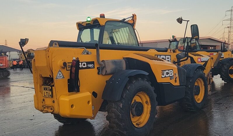 2018 JCB 540-180 Hi Viz Telehandlers For Auction: Leeds – 22nd, 23rd, 24th & 25th January 25 @ 8:00am full