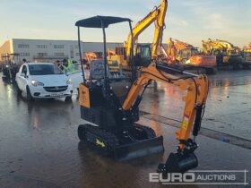 Unused 2024 JPC HT12 Micro Excavators For Auction: Leeds – 22nd, 23rd, 24th & 25th January 25 @ 8:00am full