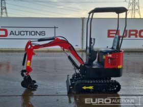 Unused 2024 JPC HT12 Micro Excavators For Auction: Leeds – 22nd, 23rd, 24th & 25th January 25 @ 8:00am full