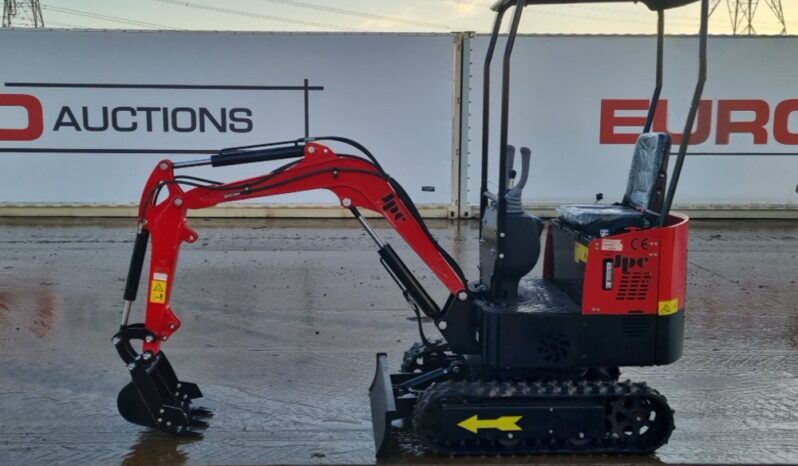 Unused 2024 JPC HT12 Micro Excavators For Auction: Leeds – 22nd, 23rd, 24th & 25th January 25 @ 8:00am full