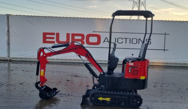 Unused 2024 JPC HT12 Micro Excavators For Auction: Leeds – 22nd, 23rd, 24th & 25th January 25 @ 8:00am full