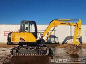 Hyundai R55-7 Mini Excavators For Auction: Dromore – 21st & 22nd February 2025 @ 9:00am For Auction on 2025-02-22 full