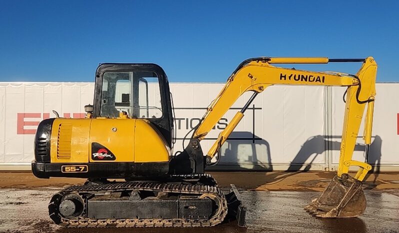 Hyundai R55-7 Mini Excavators For Auction: Dromore – 21st & 22nd February 2025 @ 9:00am For Auction on 2025-02-22 full