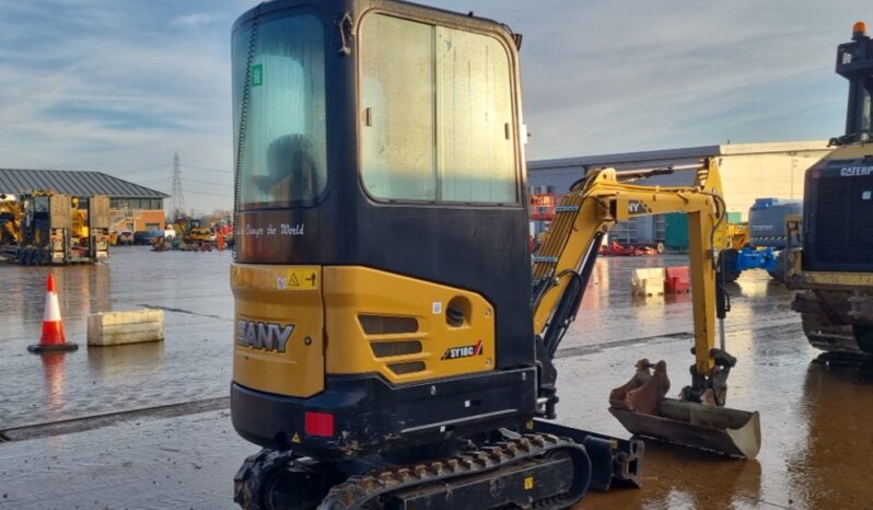 2022 Sany SY18C Mini Excavators For Auction: Leeds – 22nd, 23rd, 24th & 25th January 25 @ 8:00am full