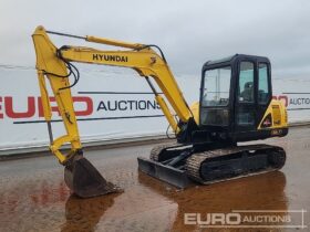 Hyundai R55-7 Mini Excavators For Auction: Dromore – 21st & 22nd February 2025 @ 9:00am For Auction on 2025-02-22