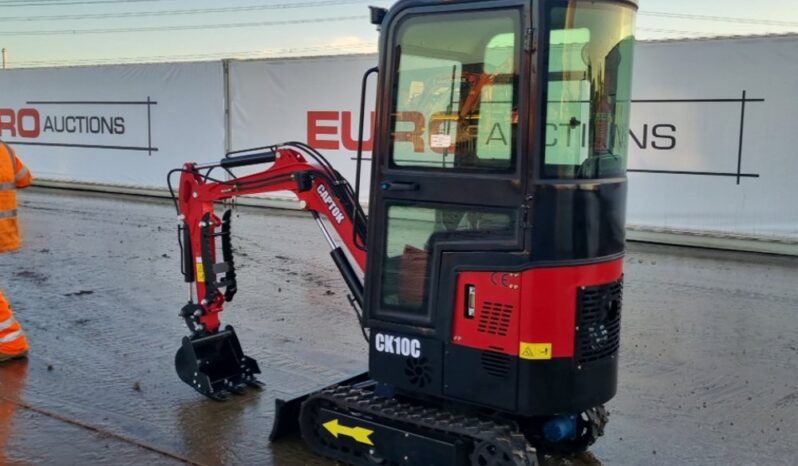 Unused 2024 Captok CK10C Micro Excavators For Auction: Leeds – 22nd, 23rd, 24th & 25th January 25 @ 8:00am full