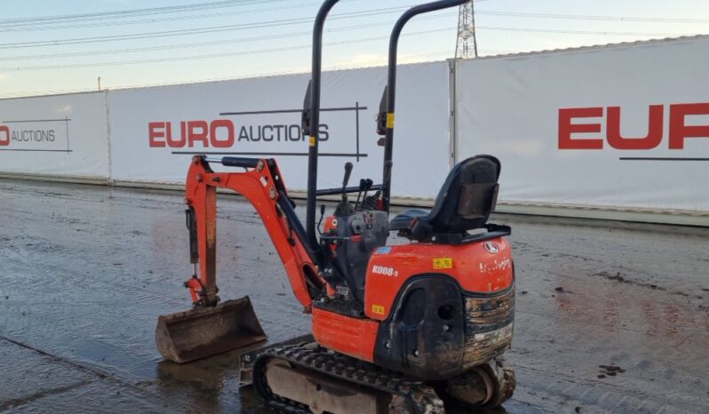 2018 Kubota KX08-3 Micro Excavators For Auction: Leeds – 22nd, 23rd, 24th & 25th January 25 @ 8:00am full