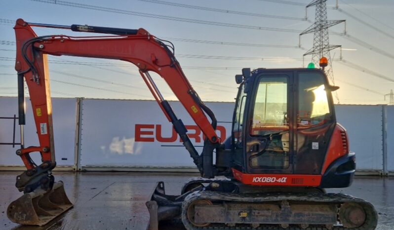 2019 Kubota KX080-4A 6 Ton+ Excavators For Auction: Leeds – 22nd, 23rd, 24th & 25th January 25 @ 8:00am full