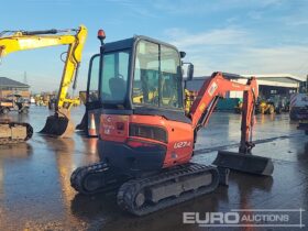 2015 Kubota U27-4 Mini Excavators For Auction: Leeds – 22nd, 23rd, 24th & 25th January 25 @ 8:00am full