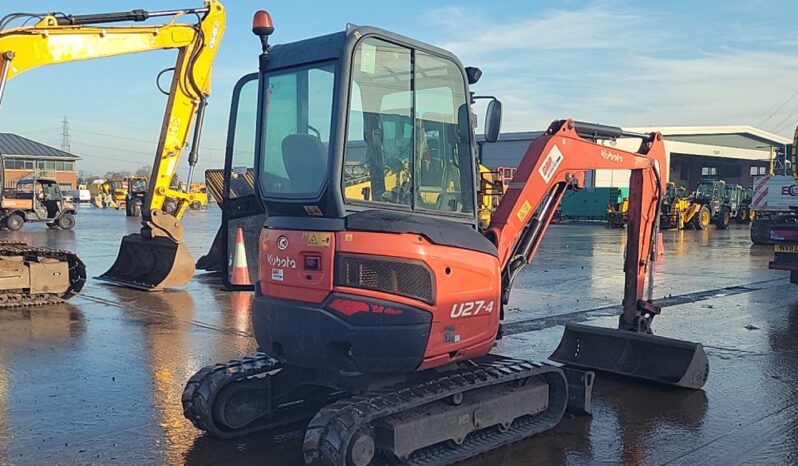 2015 Kubota U27-4 Mini Excavators For Auction: Leeds – 22nd, 23rd, 24th & 25th January 25 @ 8:00am full