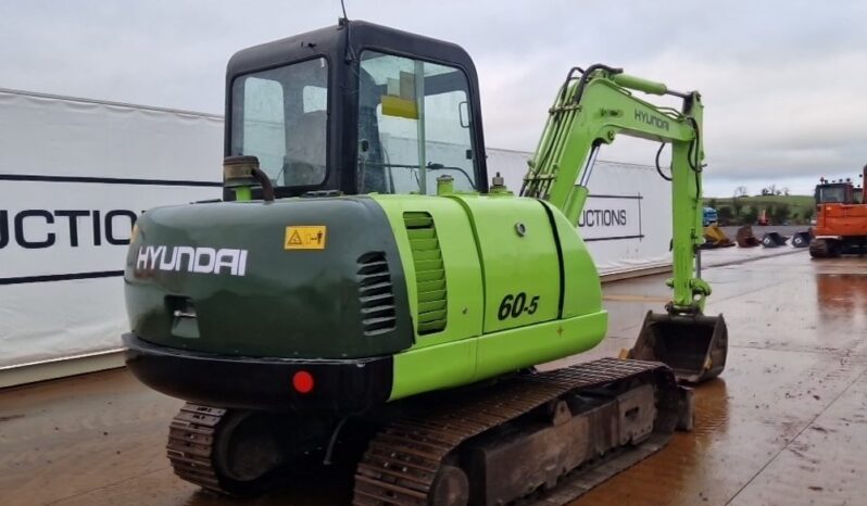 Hyundai R60-7 6 Ton+ Excavators For Auction: Dromore – 21st & 22nd February 2025 @ 9:00am For Auction on 2025-02-22 full