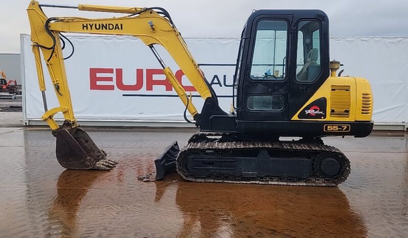 Hyundai R55-7 Mini Excavators For Auction: Dromore – 21st & 22nd February 2025 @ 9:00am For Auction on 2025-02-22 full