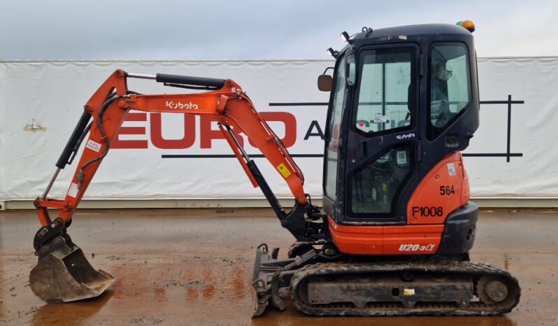 2016 Kubota U20-3EU Mini Excavators For Auction: Dromore – 21st & 22nd February 2025 @ 9:00am For Auction on 2025-02-22 full