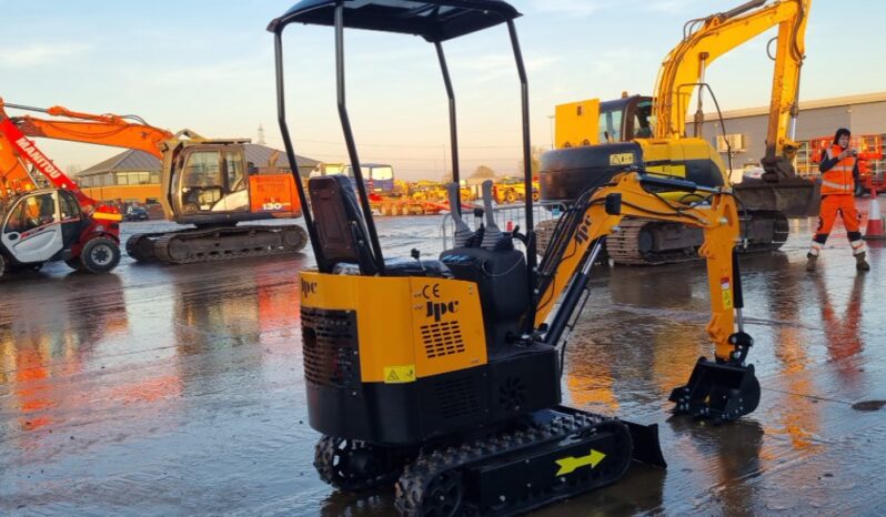 Unused 2024 JPC HT12 Micro Excavators For Auction: Leeds – 22nd, 23rd, 24th & 25th January 25 @ 8:00am full