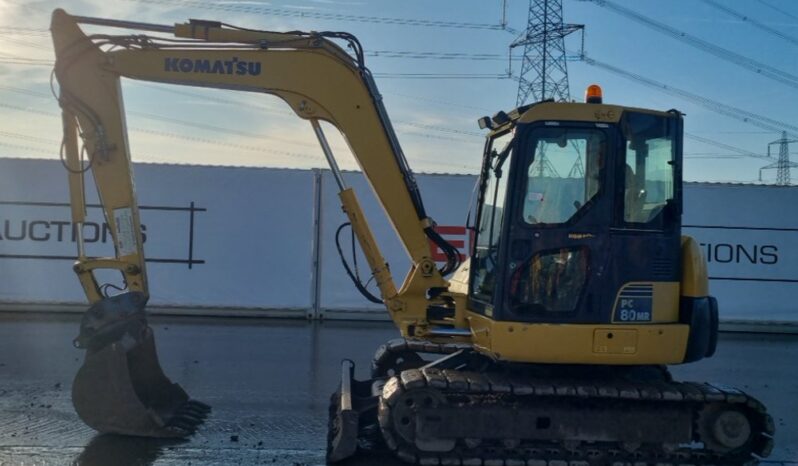 2014 Komatsu PC80MR-3 6 Ton+ Excavators For Auction: Leeds – 22nd, 23rd, 24th & 25th January 25 @ 8:00am full