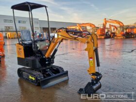 Unused 2024 JPC HT12 Micro Excavators For Auction: Leeds – 22nd, 23rd, 24th & 25th January 25 @ 8:00am full