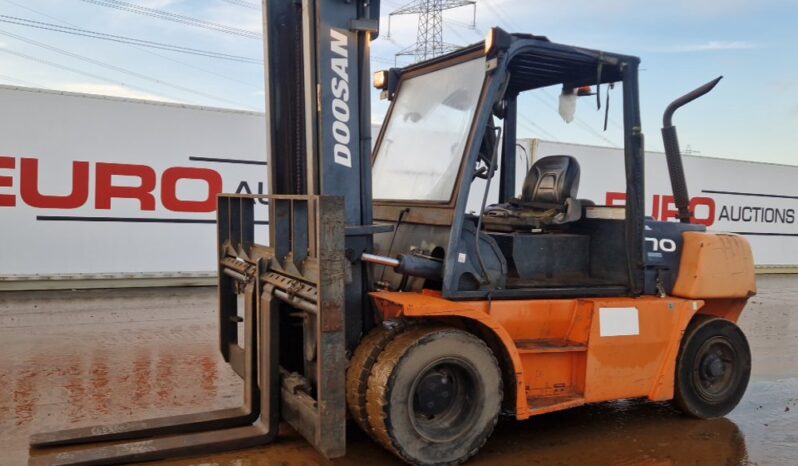 Doosan D70S-5 Forklifts For Auction: Leeds – 22nd, 23rd, 24th & 25th January 25 @ 8:00am