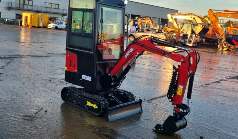 Unused 2024 Captok CK10C Micro Excavators For Auction: Leeds – 22nd, 23rd, 24th & 25th January 25 @ 8:00am full