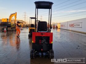 Unused 2024 JPC HT12 Micro Excavators For Auction: Leeds – 22nd, 23rd, 24th & 25th January 25 @ 8:00am full