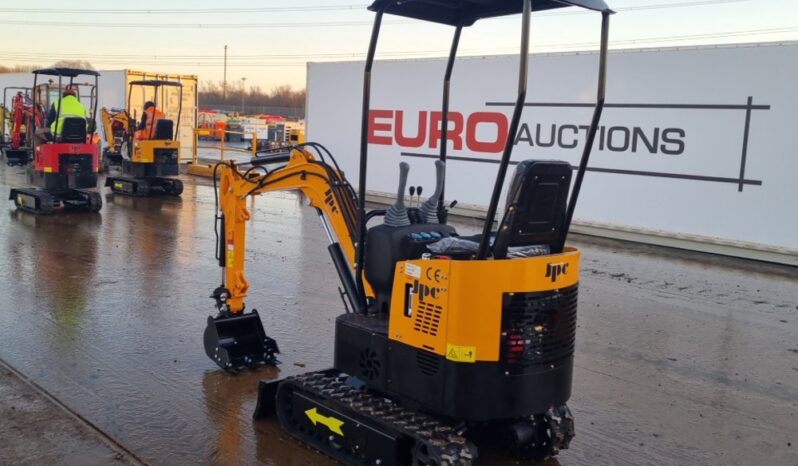 Unused 2024 JPC HT12 Micro Excavators For Auction: Leeds – 22nd, 23rd, 24th & 25th January 25 @ 8:00am full