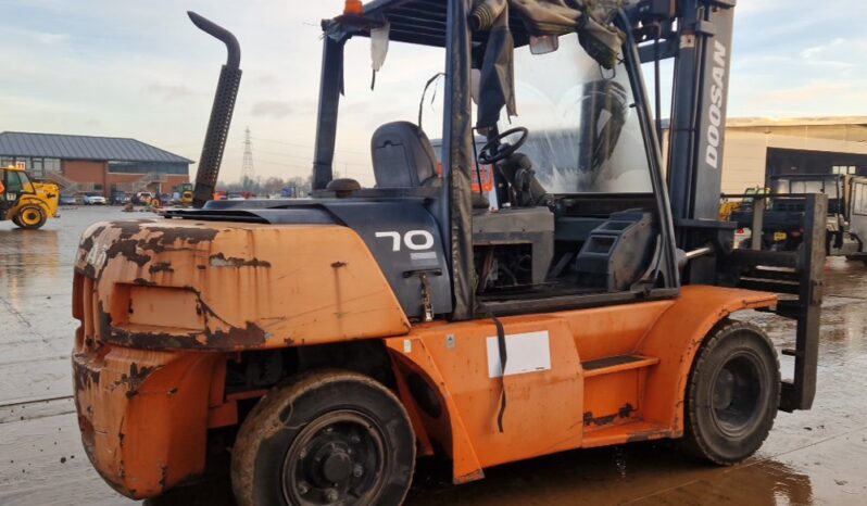 Doosan D70S-5 Forklifts For Auction: Leeds – 22nd, 23rd, 24th & 25th January 25 @ 8:00am full