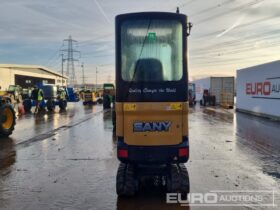 2022 Sany SY18C Mini Excavators For Auction: Leeds – 22nd, 23rd, 24th & 25th January 25 @ 8:00am full