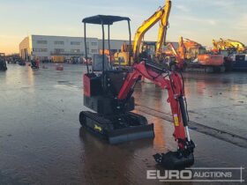 Unused 2024 JPC HT12 Micro Excavators For Auction: Leeds – 22nd, 23rd, 24th & 25th January 25 @ 8:00am full