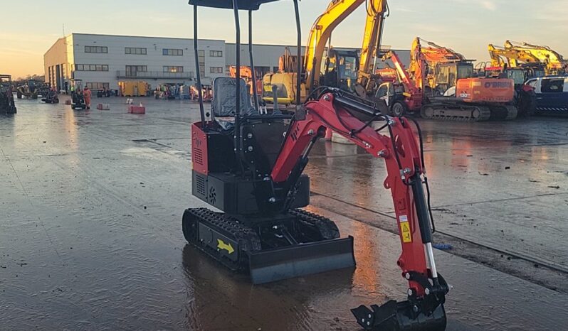 Unused 2024 JPC HT12 Micro Excavators For Auction: Leeds – 22nd, 23rd, 24th & 25th January 25 @ 8:00am full