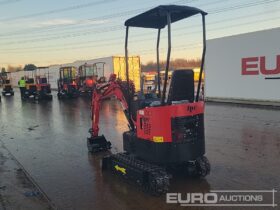 Unused 2024 JPC HT12 Micro Excavators For Auction: Leeds – 22nd, 23rd, 24th & 25th January 25 @ 8:00am full